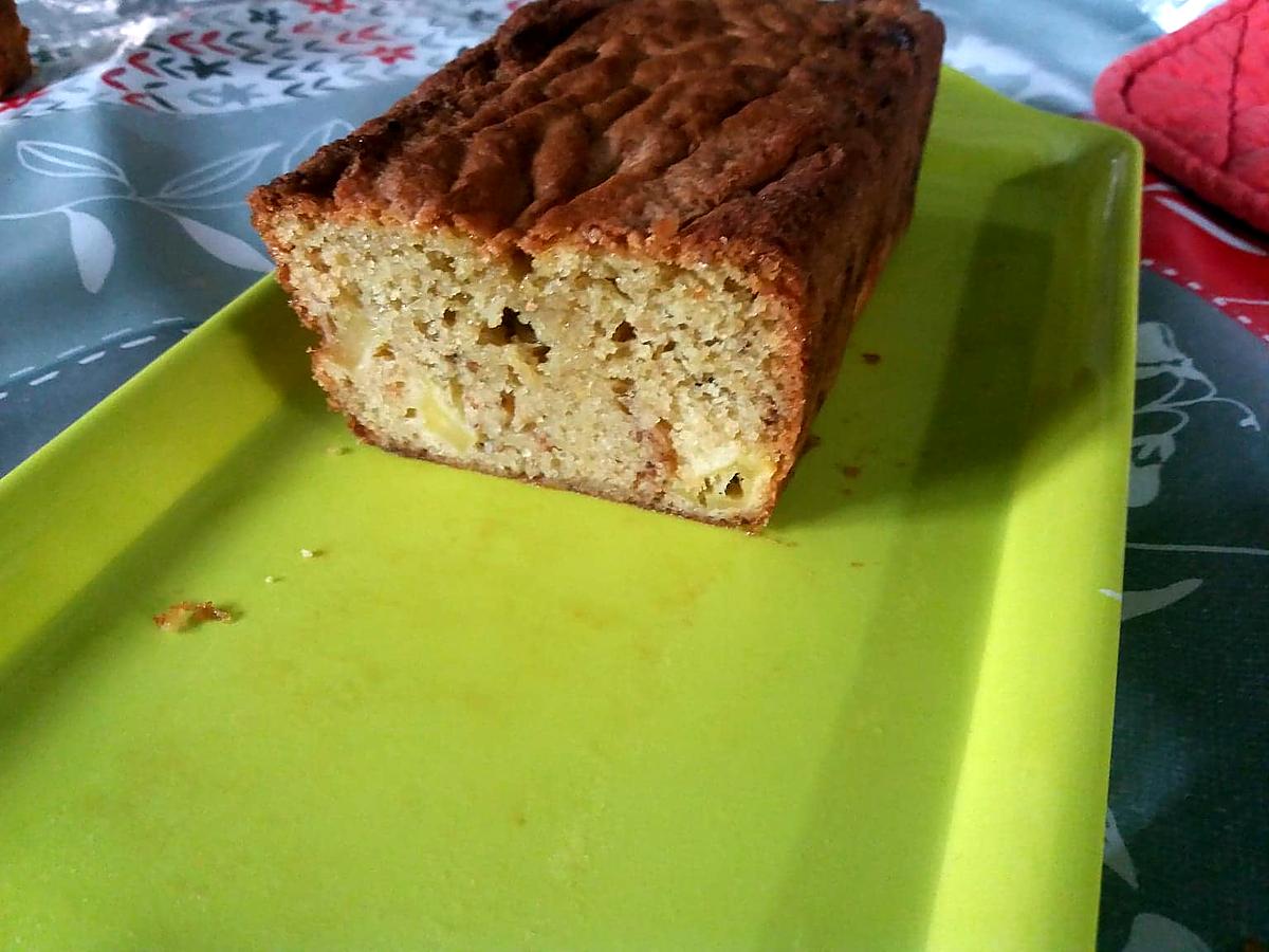 recette gateau aux pommes et au pralin