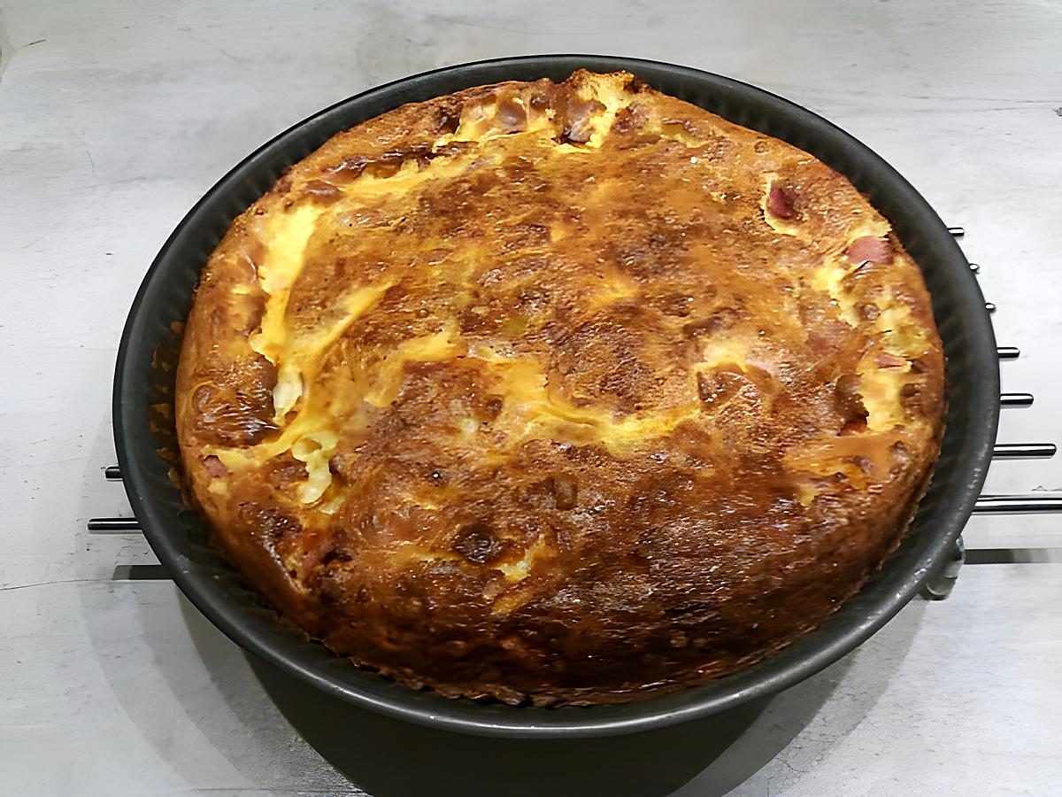 recette quiche sans pâte aux jambon et à la mozzarella