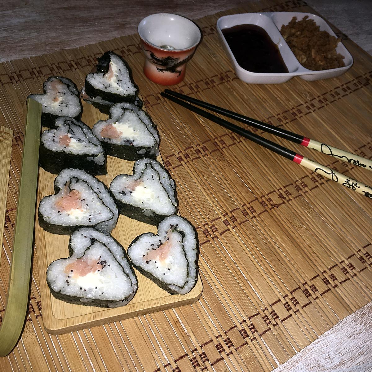 recette Sushis cœur