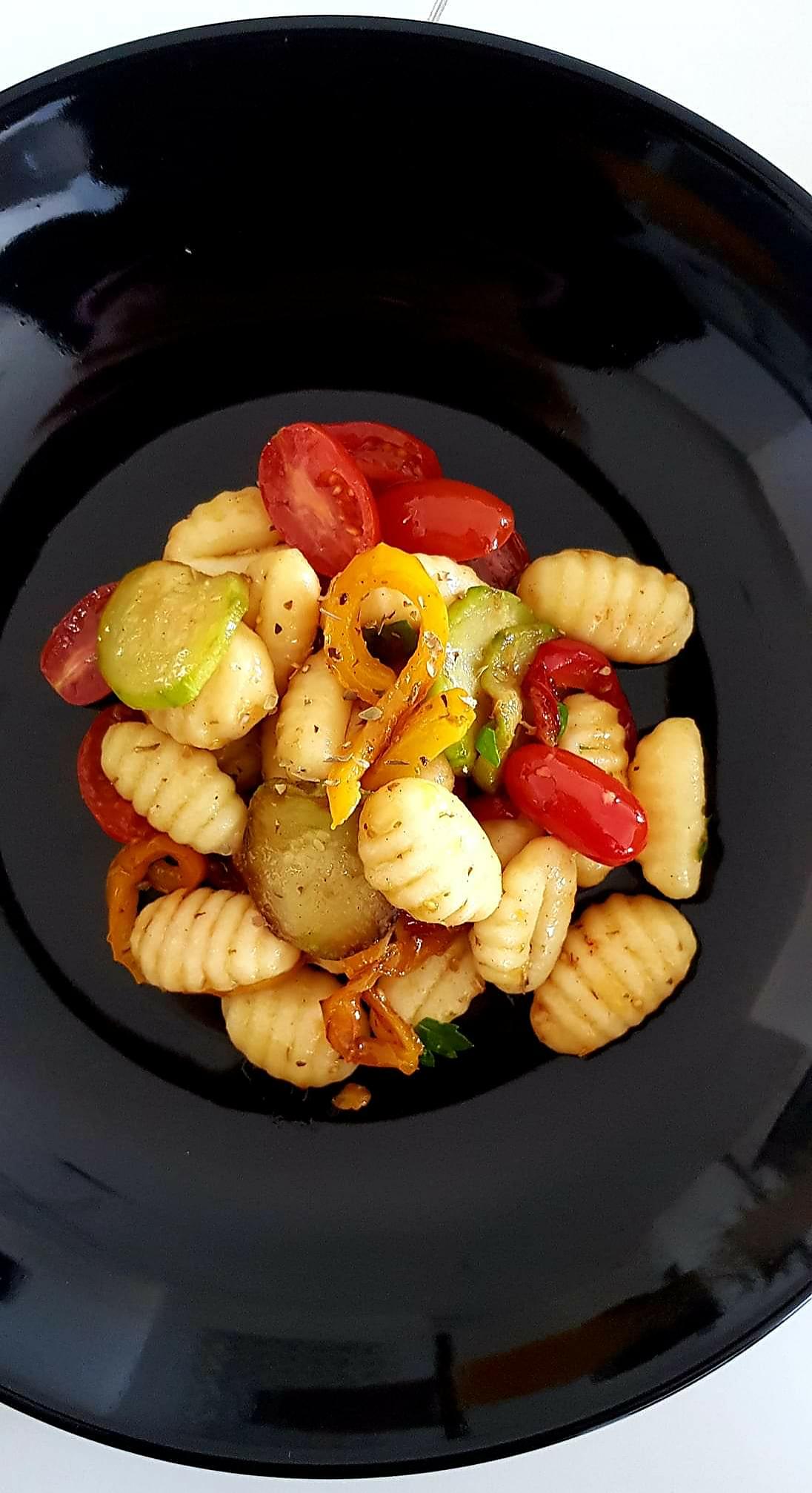 recette Salade de gnocchis aux petits légumes de printemps