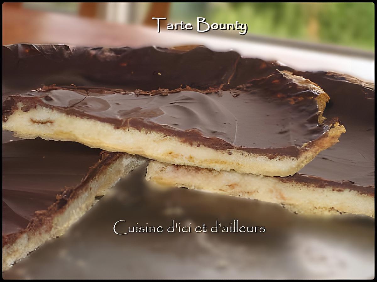 recette Tarte bounty