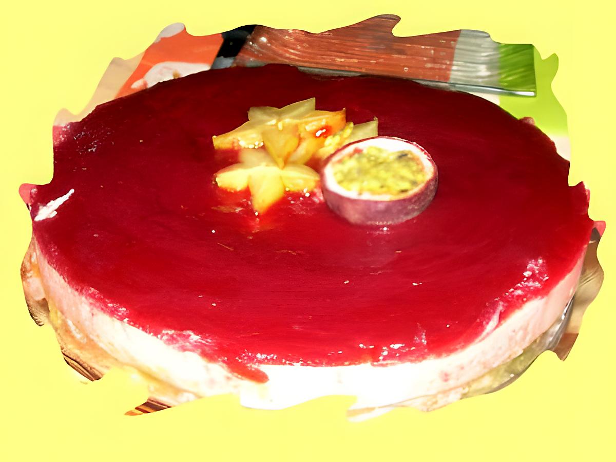 recette Bavarois Mangue Framboise Pistache