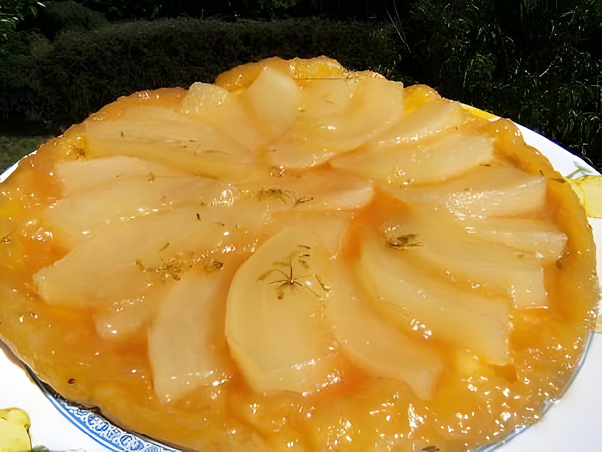 recette Tatin de melon jaune à l'anis vert