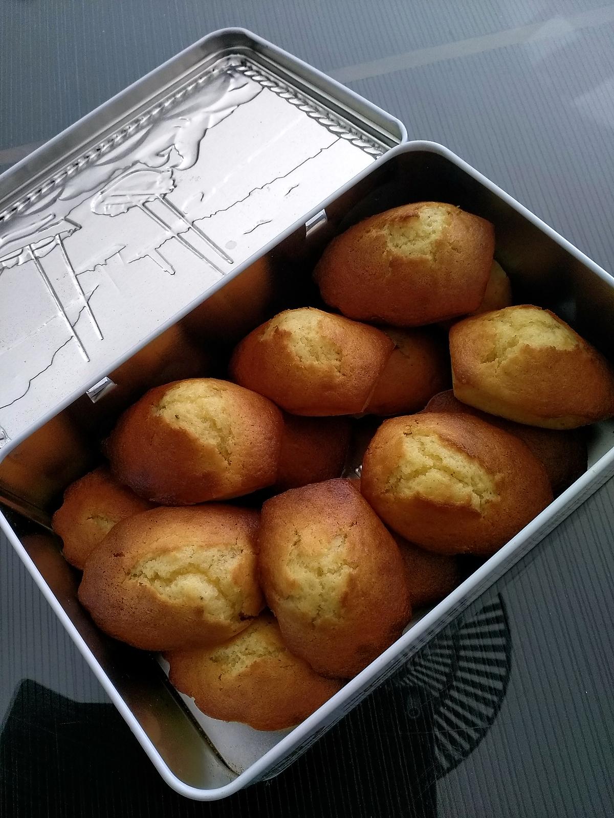 recette Madeleines