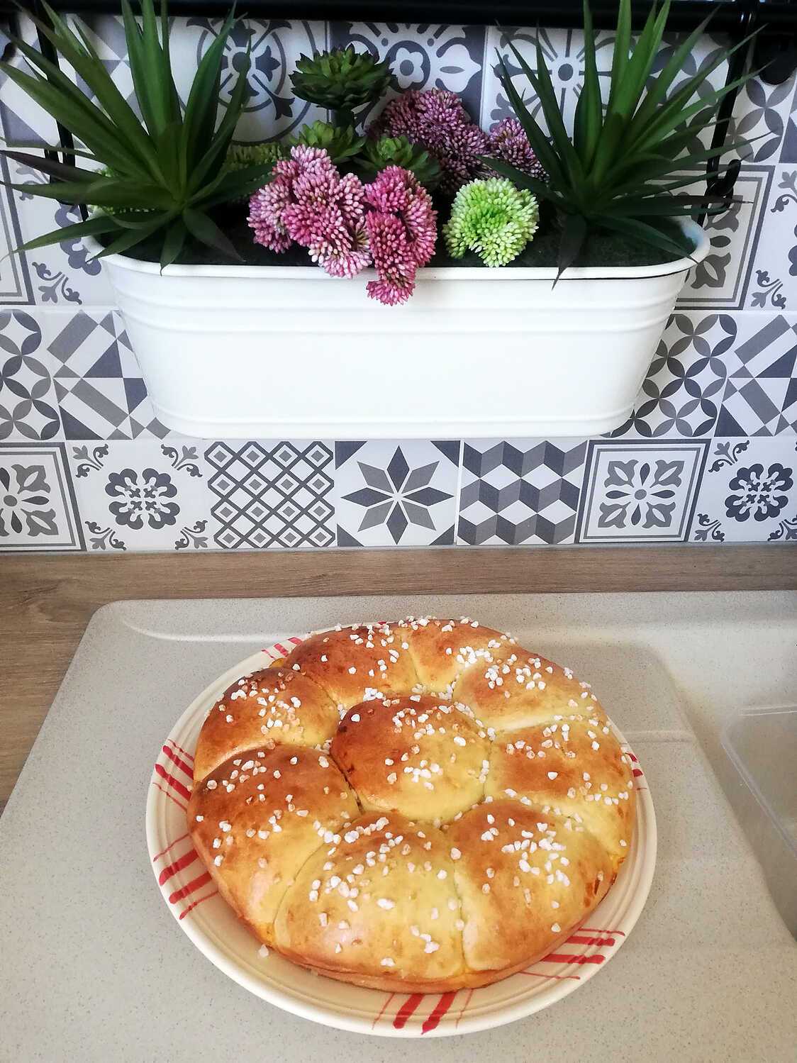 Recette de Brioche sucre perlé