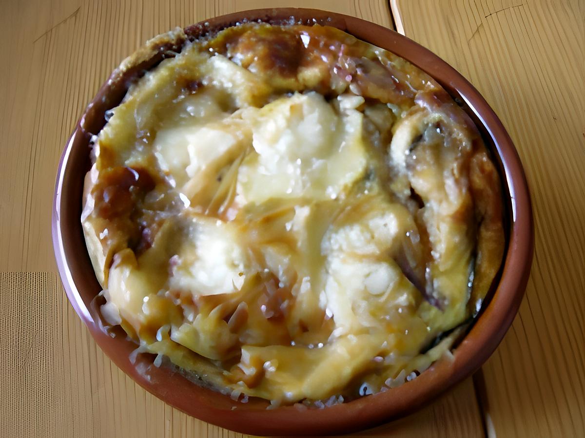 recette gratin d'oignons rouges au fromage de chèvre (10 mns)