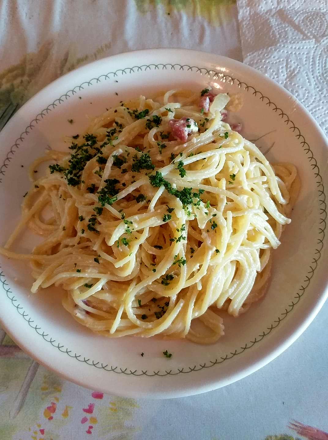 recette Spaghetti alla carbonara