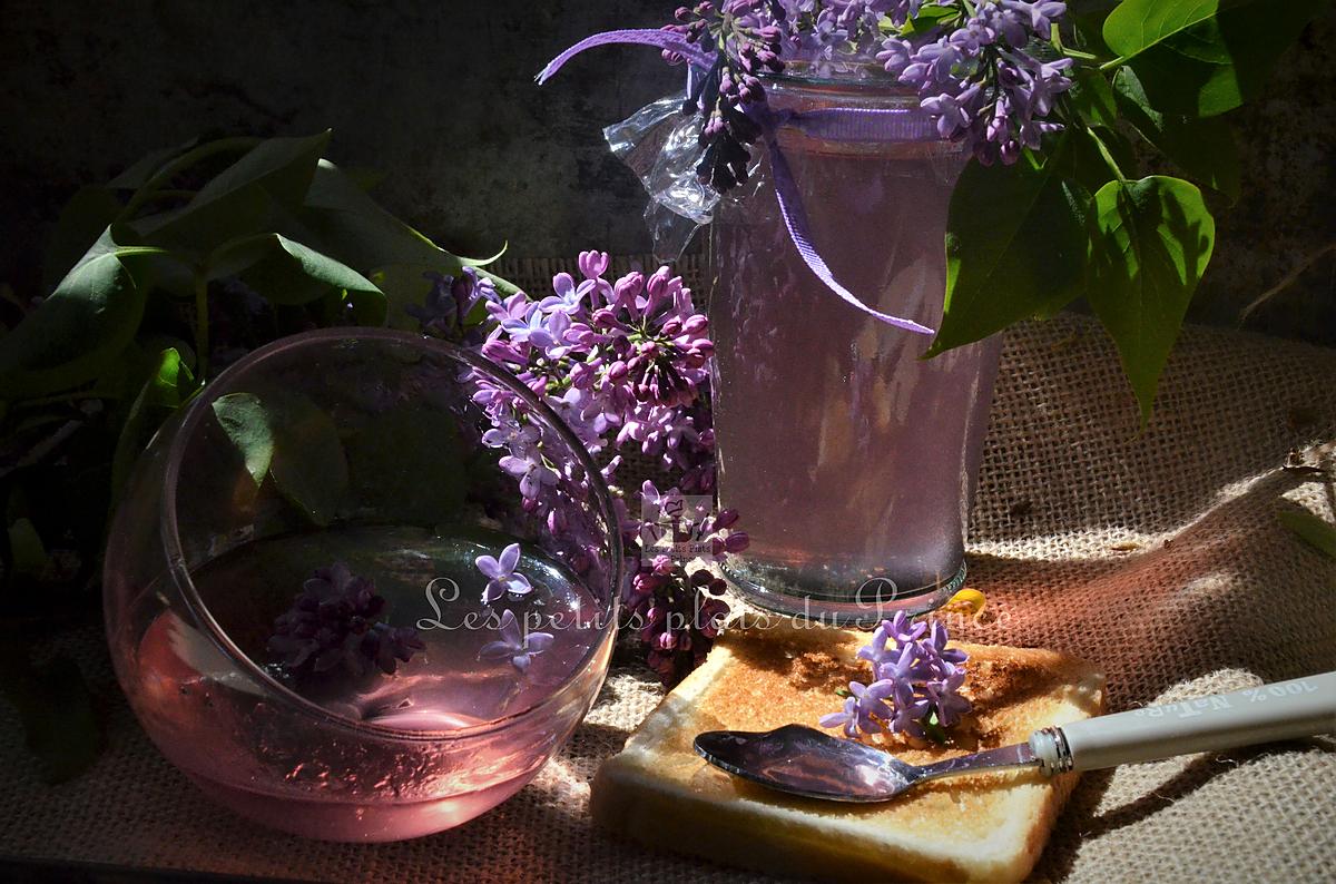 recette Gelée de fleurs de lilas du jardin