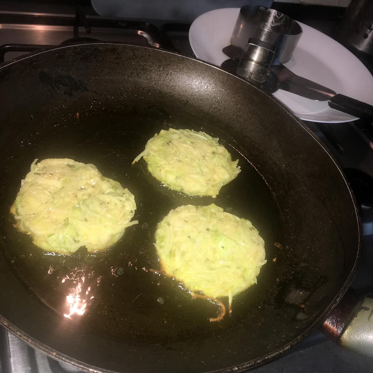 recette Rösti burger pommes de terre brocolis