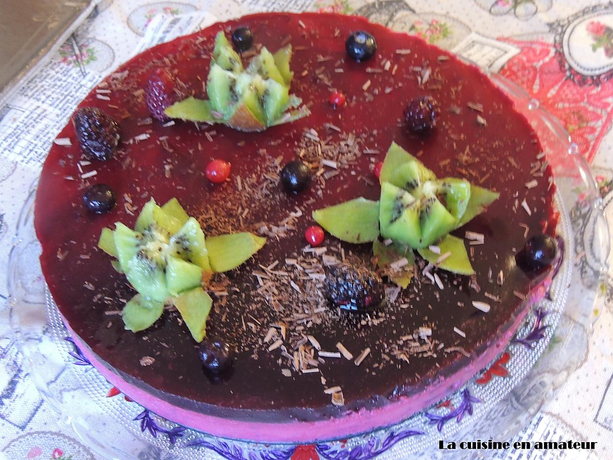 recette Bavarois aux fruits rouges