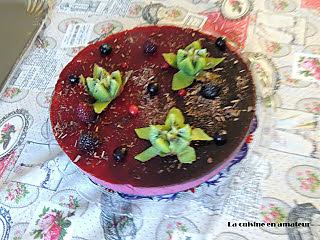 recette Bavarois aux fruits rouges