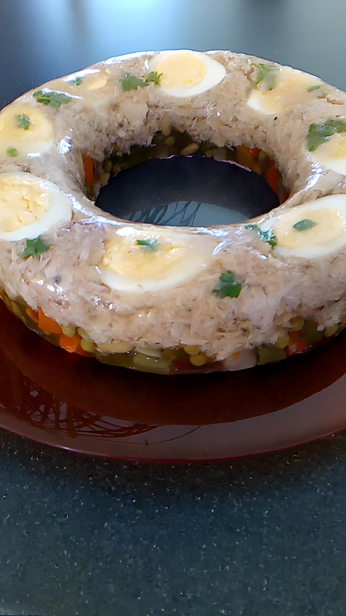 recette aspic au thon