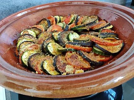 recette Tian de légumes au parmesan