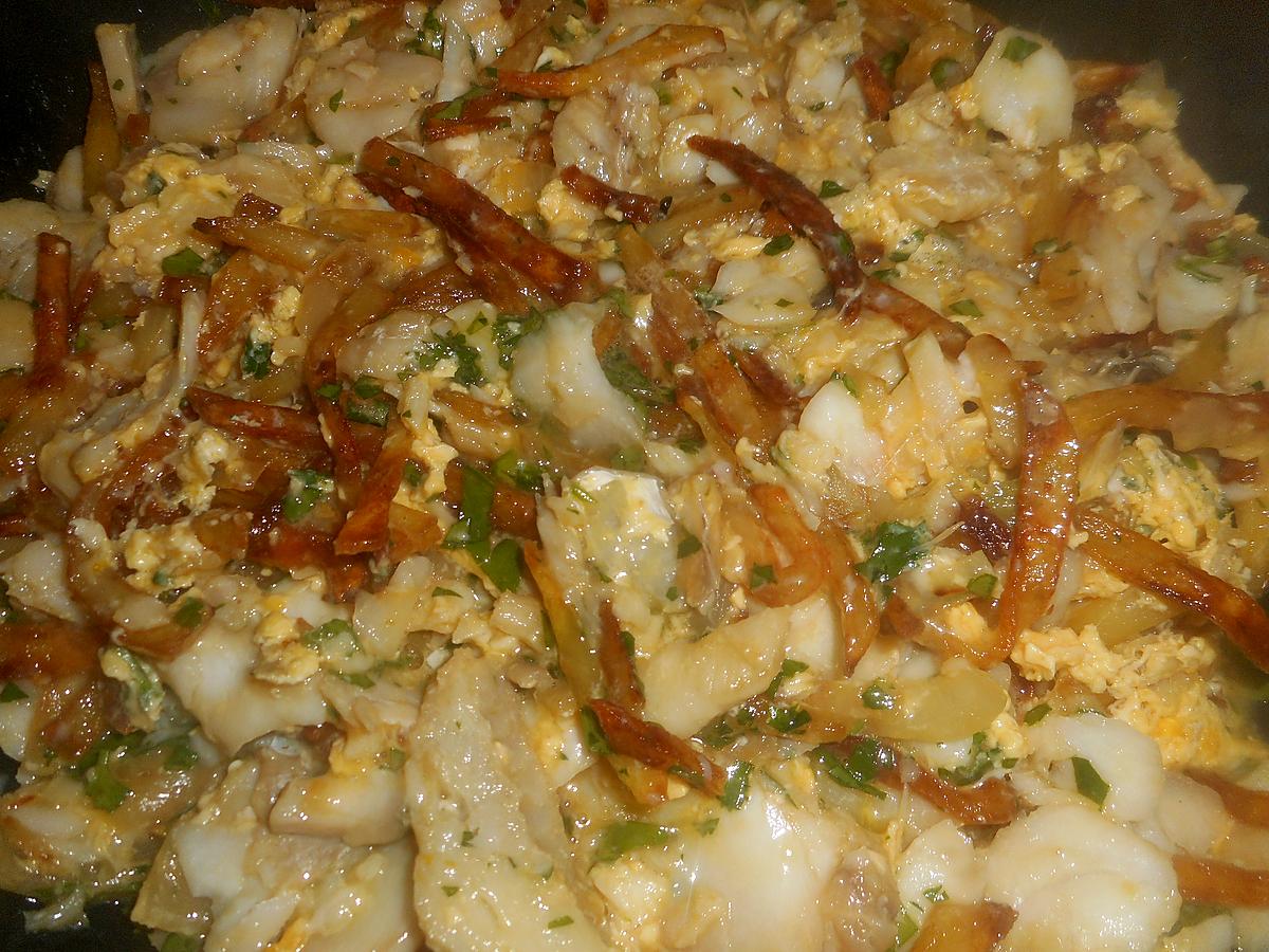 recette Bacalhau a bras