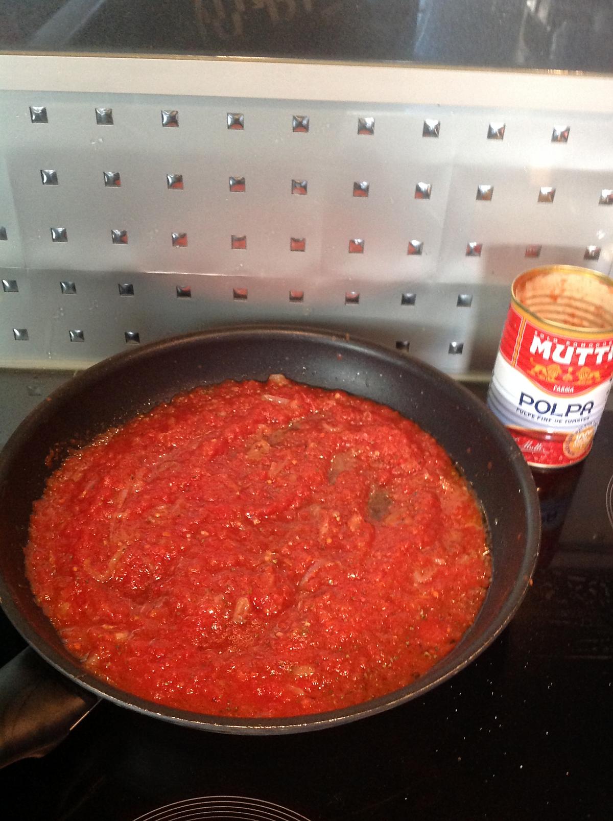 recette Poulet parmesan, jambon, mozzarella à la sauce tomate