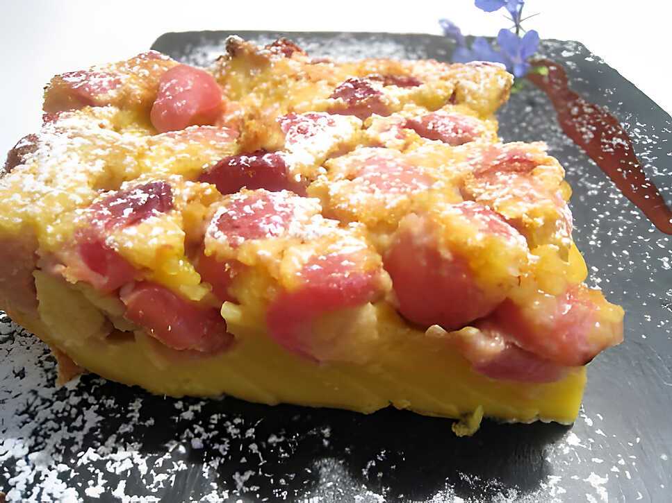 recette Clafoutis cerises-grand marnier