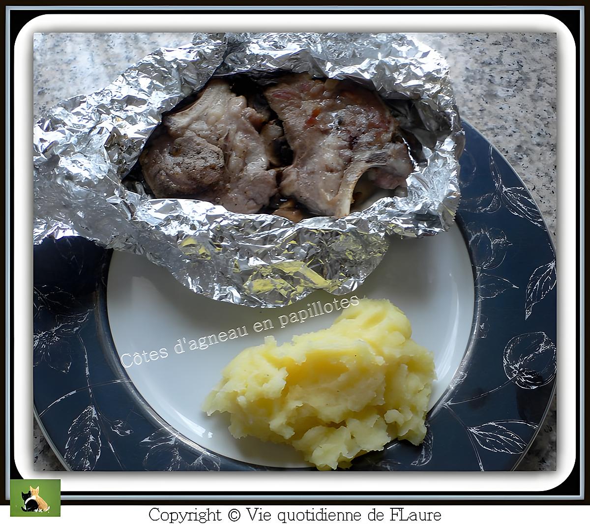 recette Côtes d'agneau en papillotes