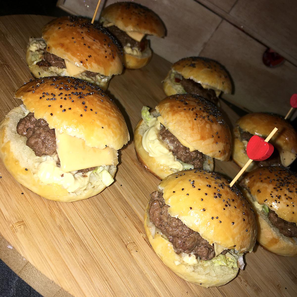 recette Minis hamburgers maison