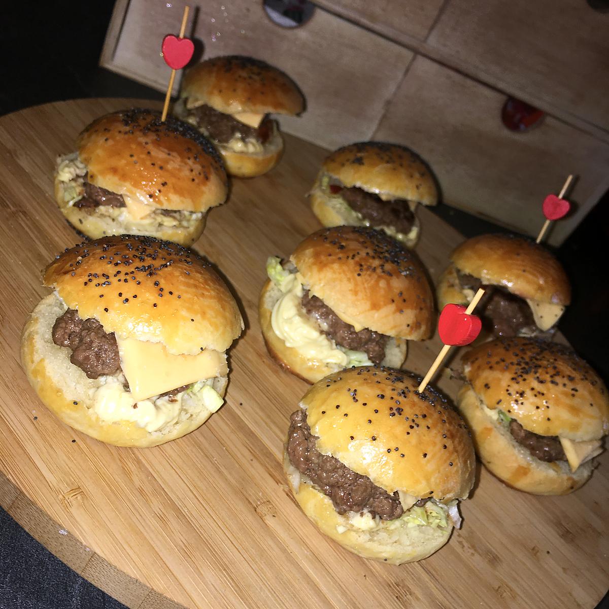 recette Minis hamburgers maison