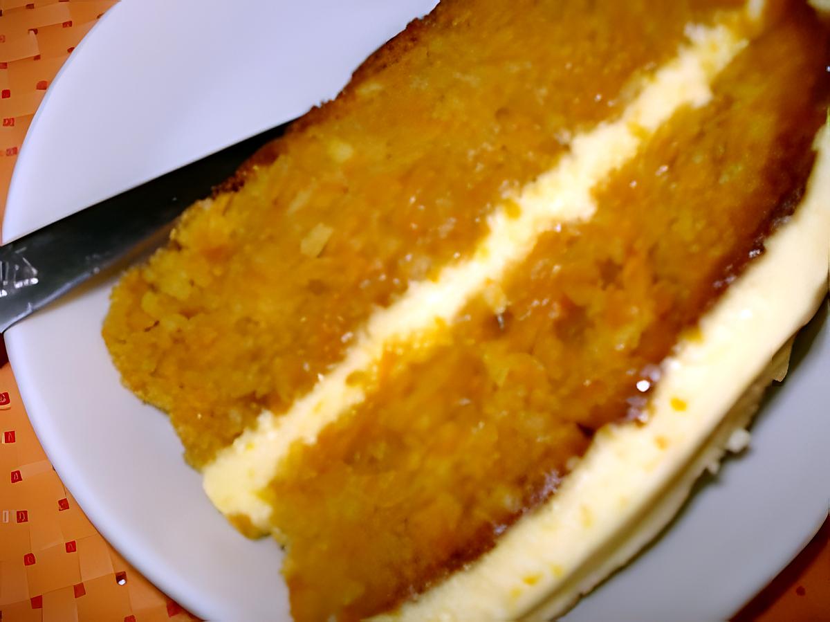 recette Cake aux carottes et orange