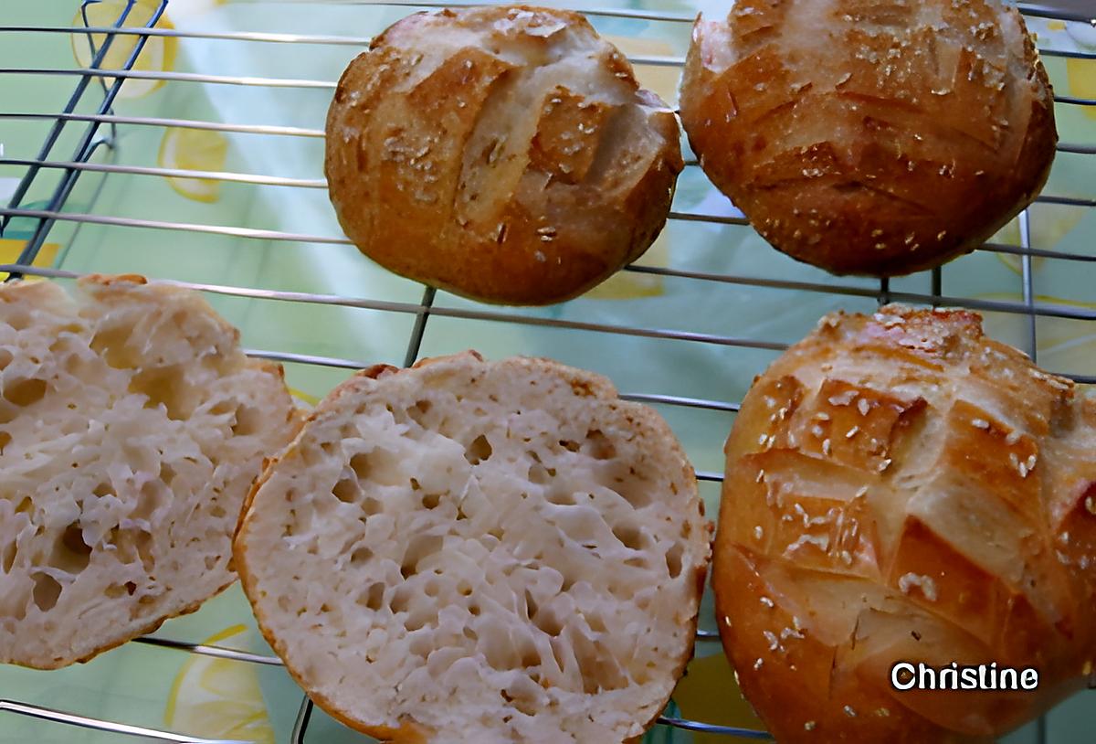 recette Petits Pains Pide au Levain