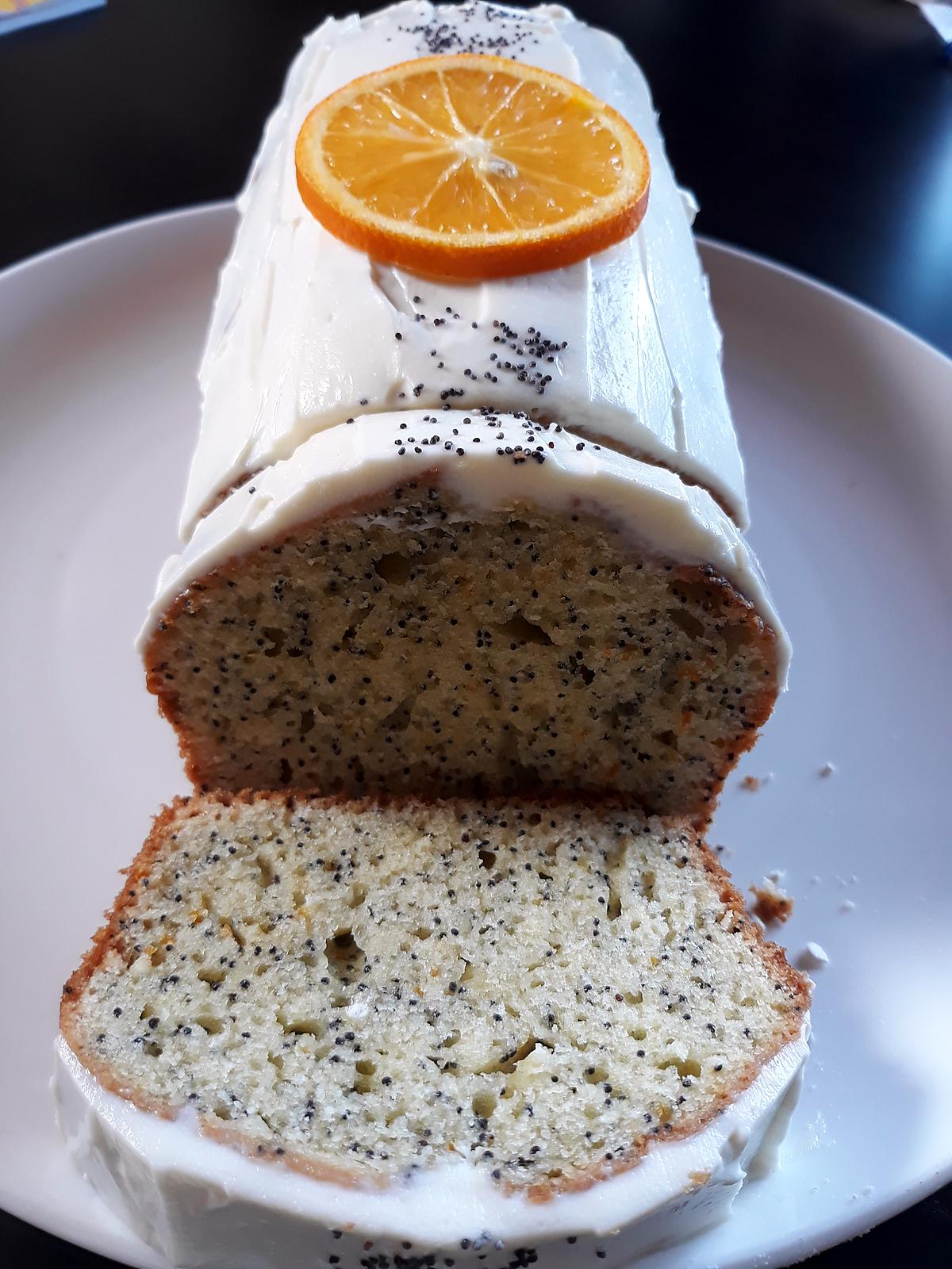 recette Cake au citron et graines de pavot (glaçage mascarpone)