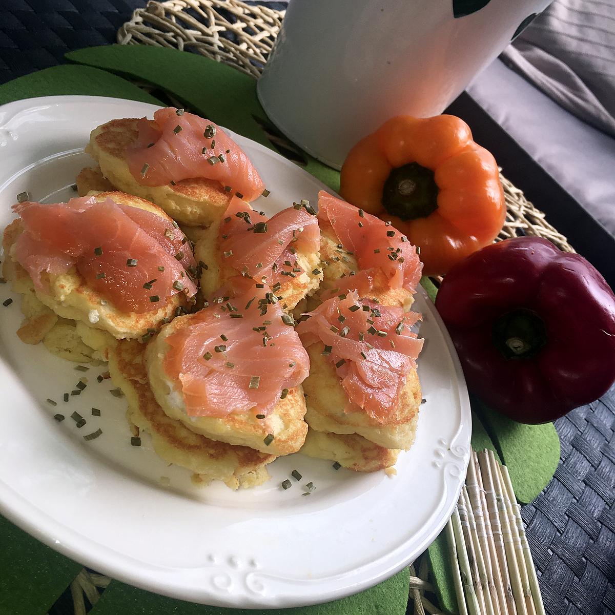 recette Blinis de pommes de terre de Cyril Lignac