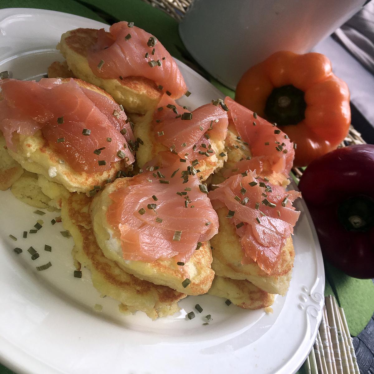 recette Blinis de pommes de terre de Cyril Lignac