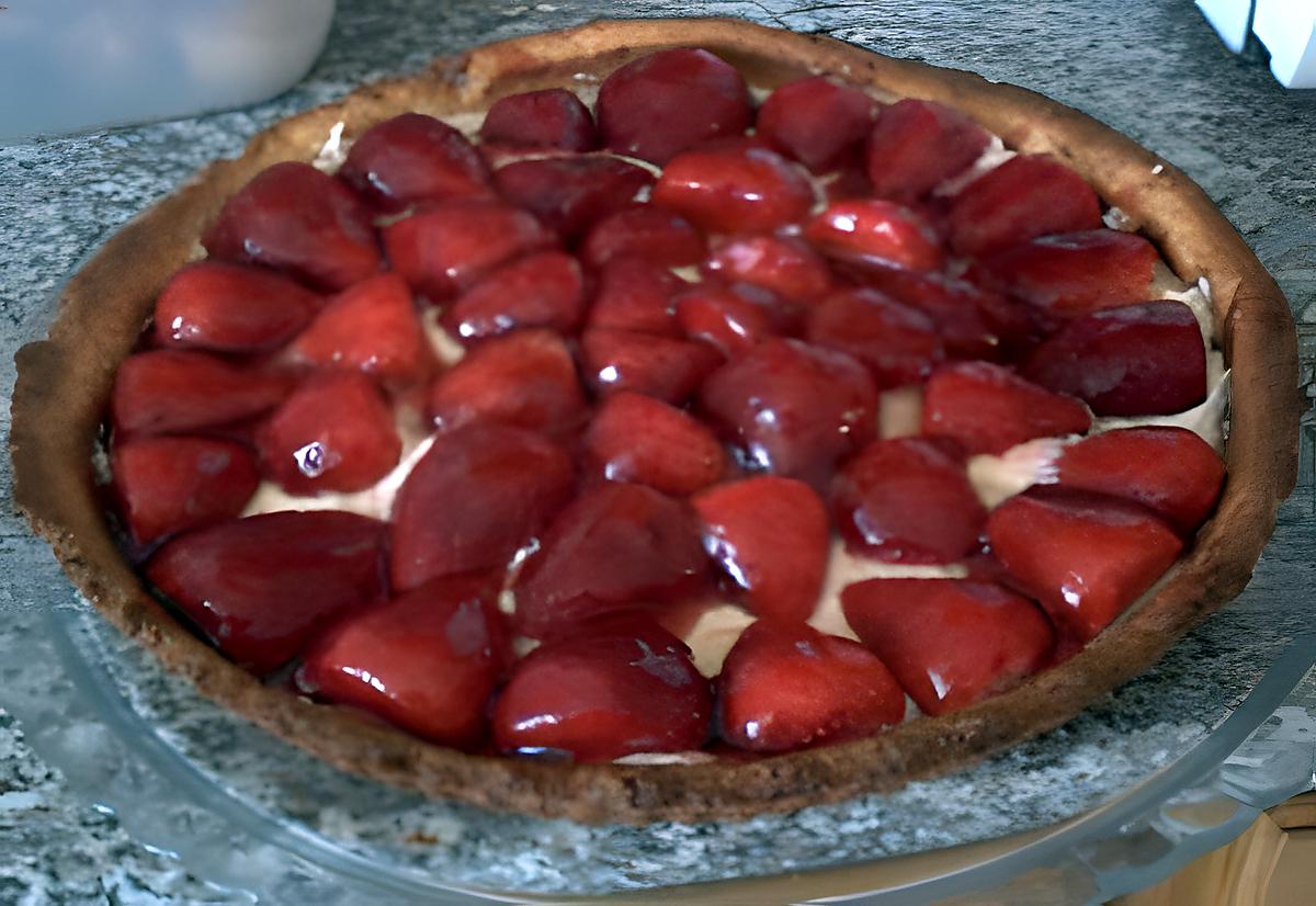 recette TARTE AUX FRAISES ET MASCARPONE