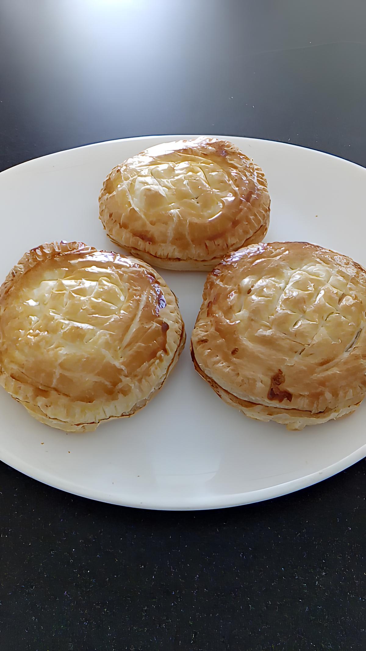 recette petites tourte au poulet