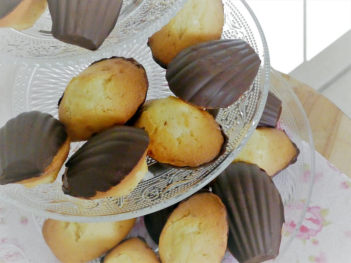 Madeleines en coque de chocolat  Recettes de cuisine Biodélices