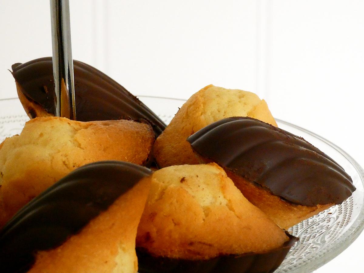 recette Madeleines en coque de chocolat: