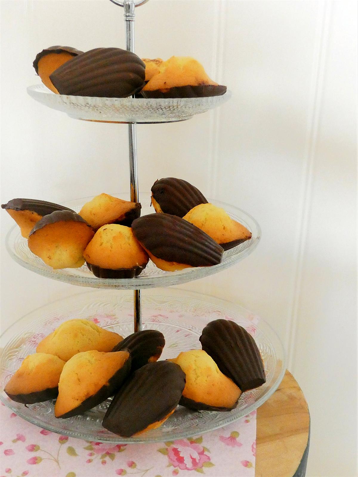 recette Madeleines en coque de chocolat: