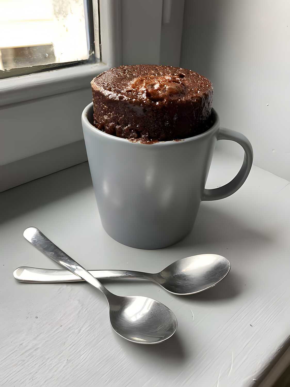 Mug cake chocolat