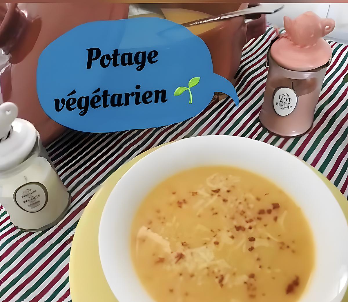 recette Potage de potiron