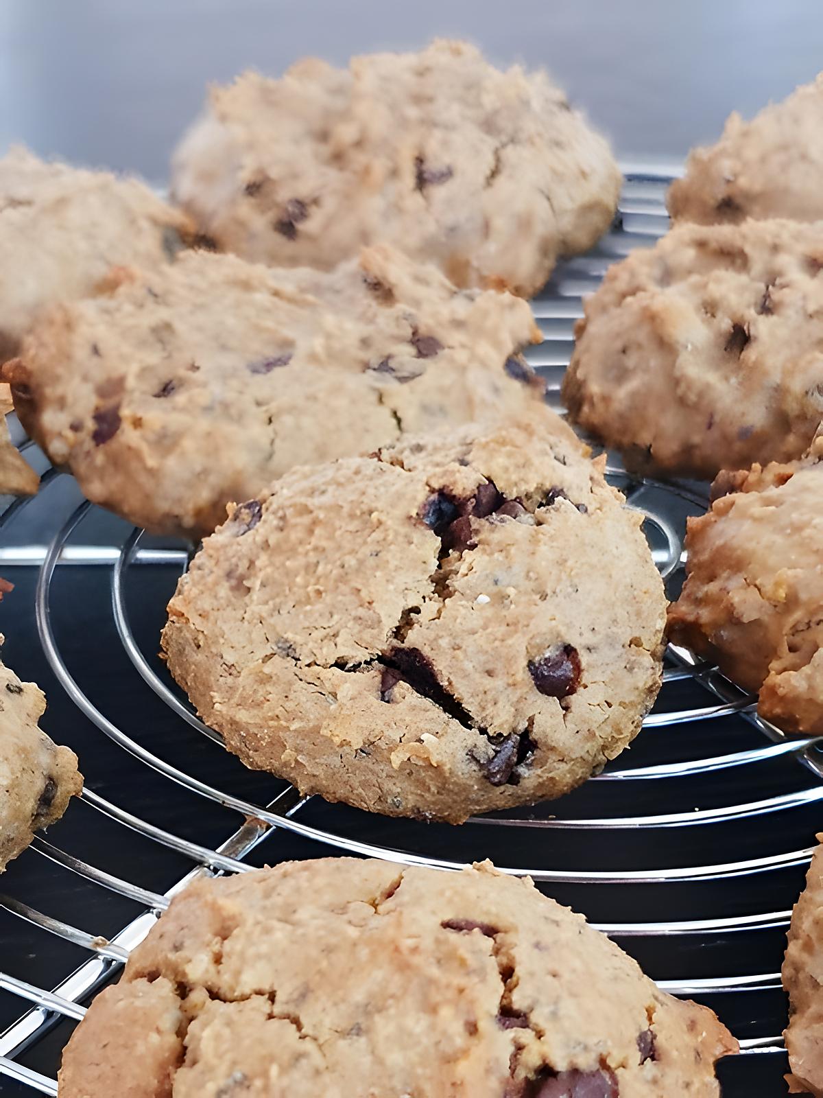 recette cookies chocolat aux pois chiches - vegan