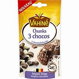 recette Cookies au beurre de cacahuète amande pépites de 3 chocolats