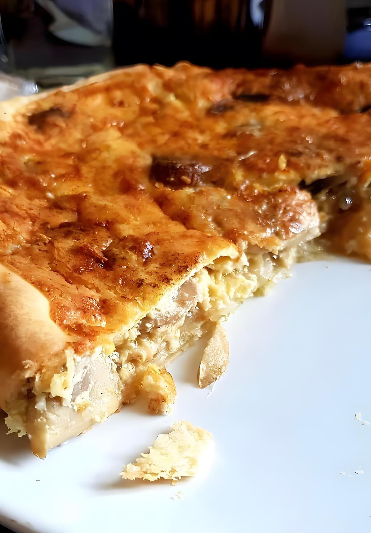 recette Quiche onctueuse aux oignons