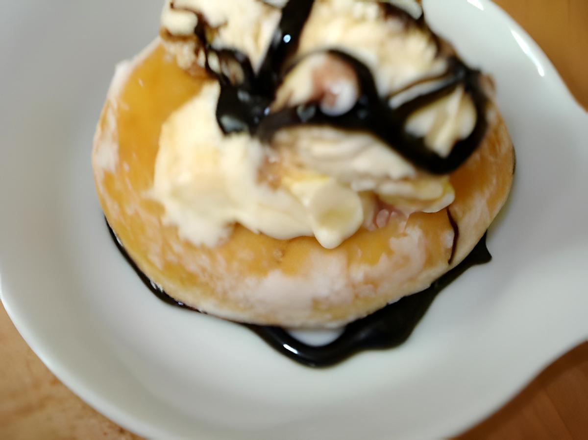 recette Donuts américaine avec glace vanille
