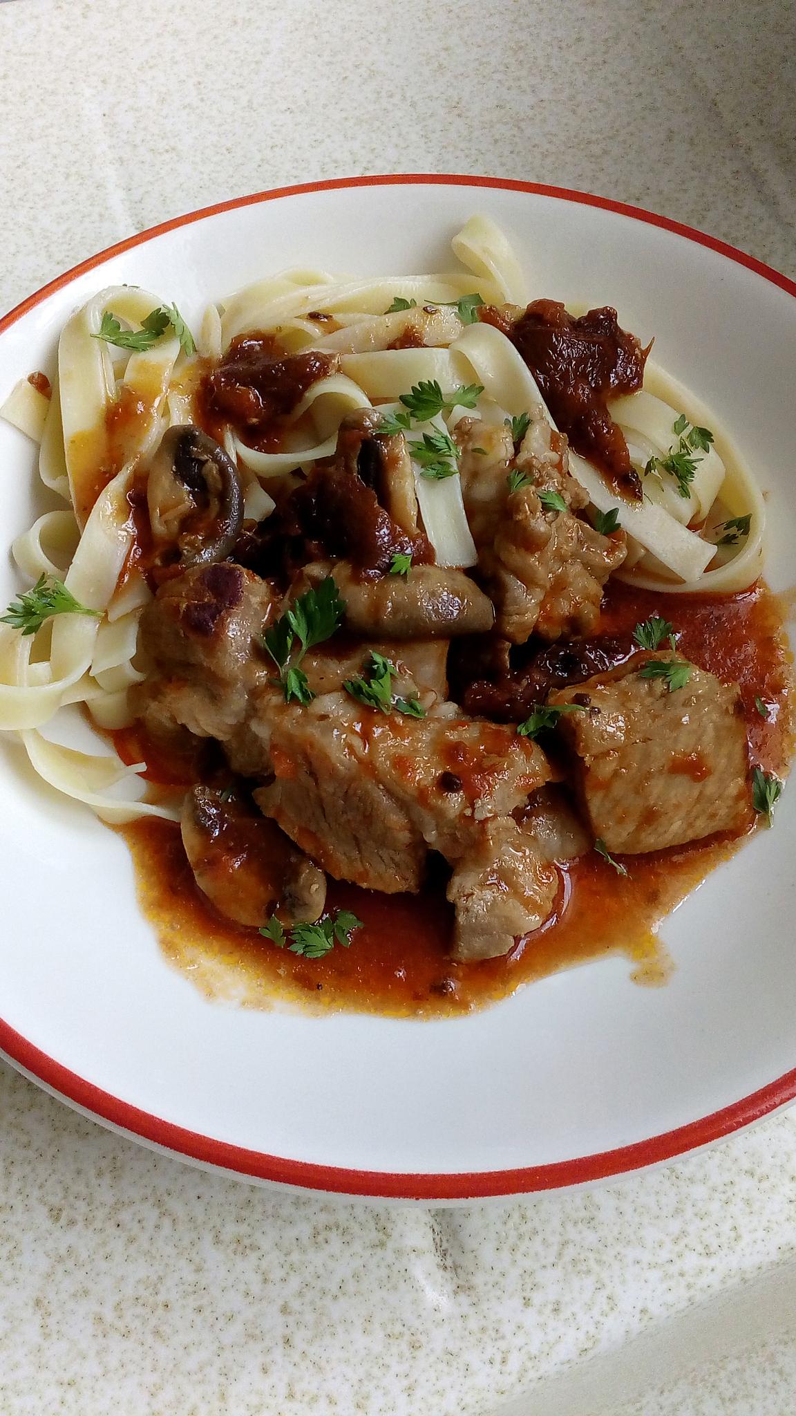 recette sauté de porc aux tomates