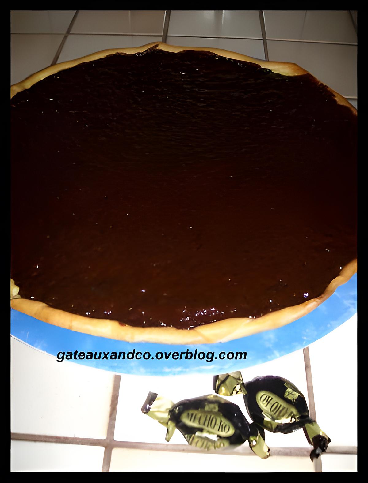 recette tarte choco-michoko