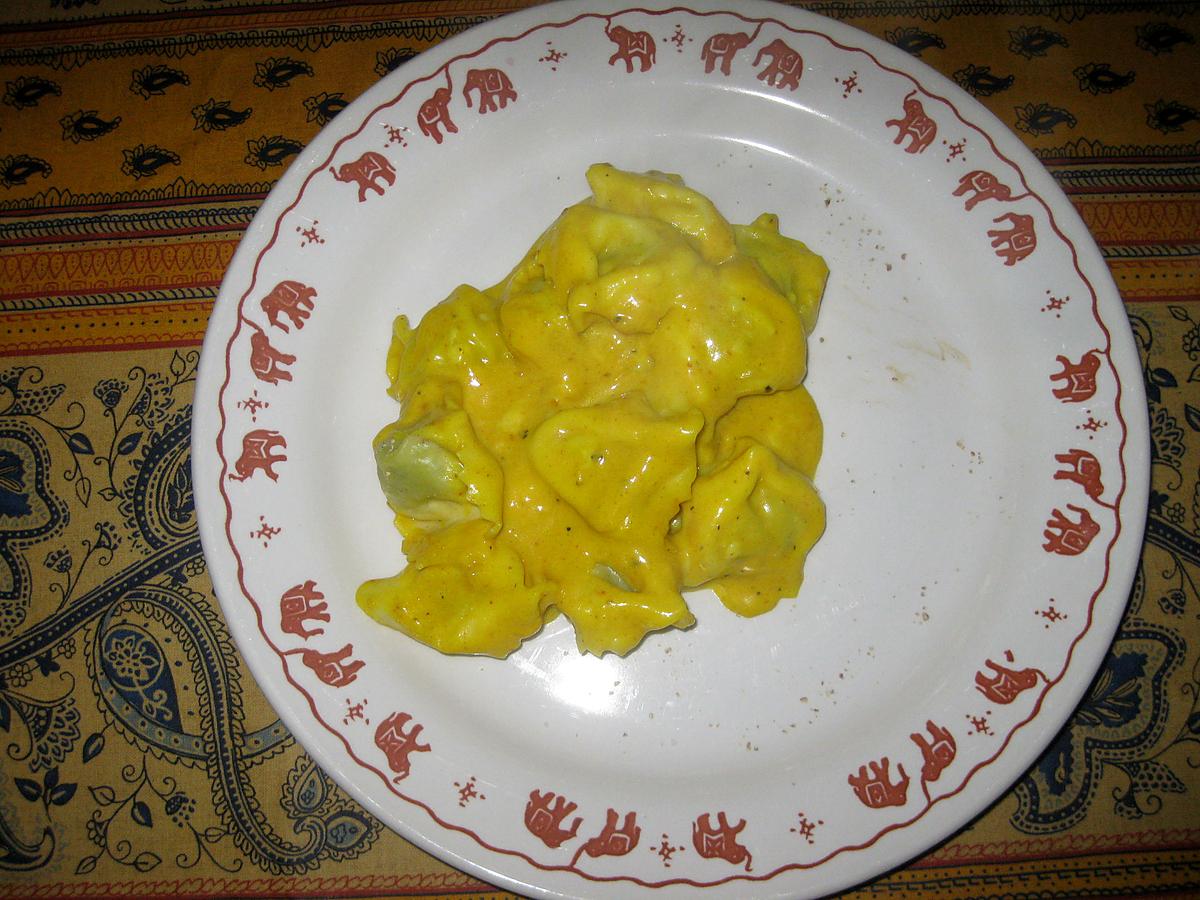 recette Sauce au parmesan pour tortellinis