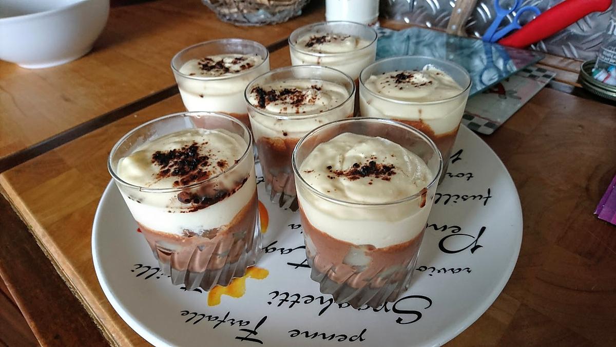 recette tiramisu poires/chocolat