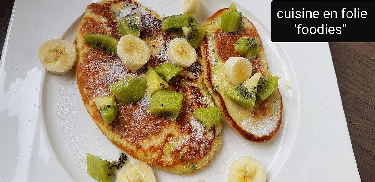 recette Blinis aux orties,  kiwi banane