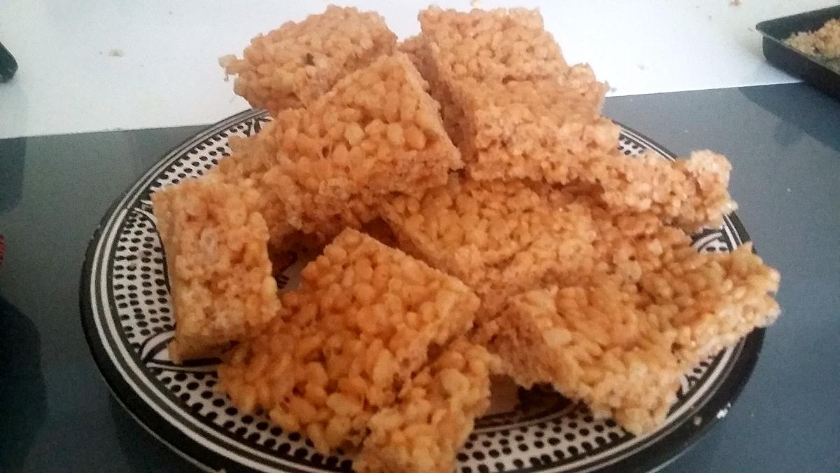 recette Barre de céréales Rice Krispies aux shamalows