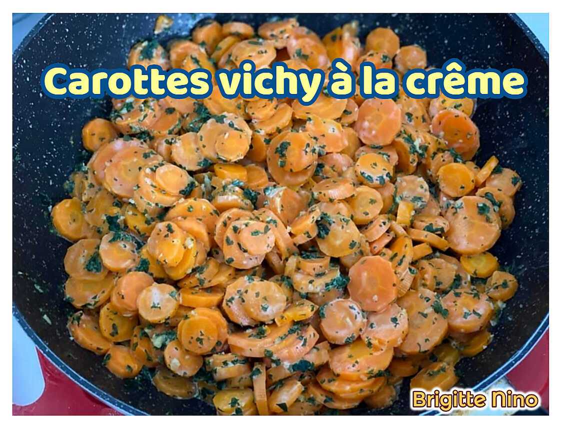 Recette de CAROTTES VICHY A LA CRÈME