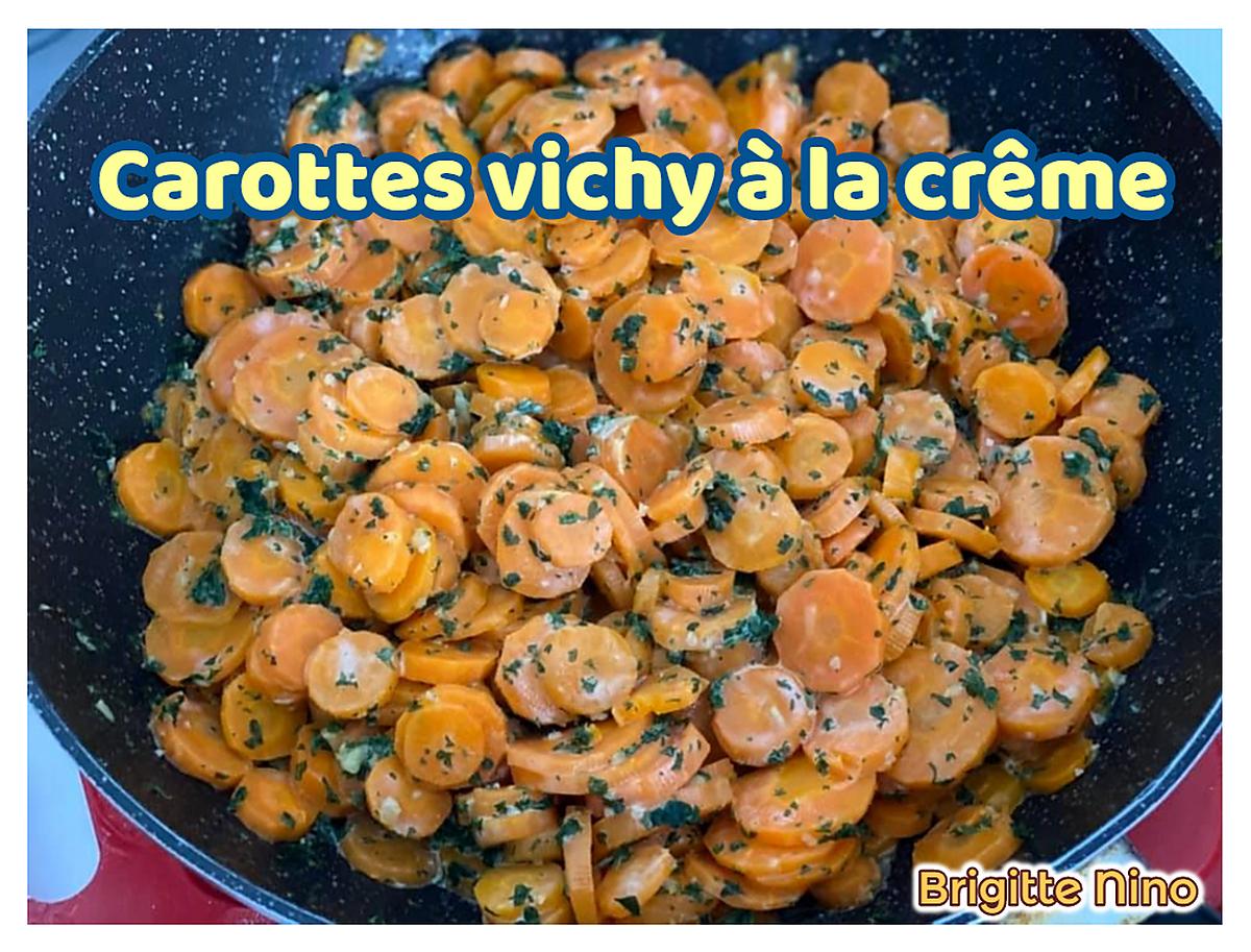 recette CAROTTES VICHY A LA CRÈME