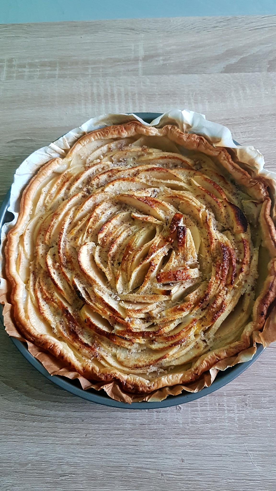 recette Tartes pommes noisettes