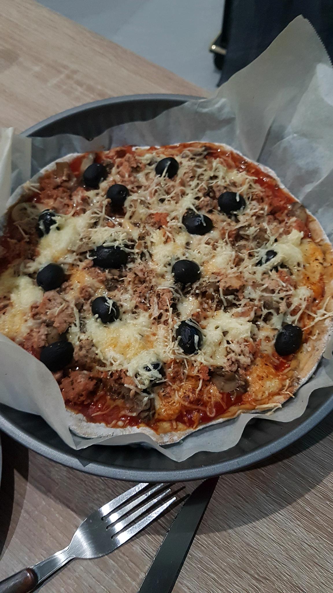 recette Pizza maison au thon