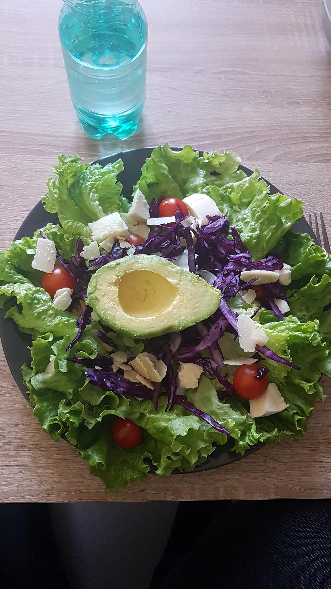 recette Salade minceur au choux rouge